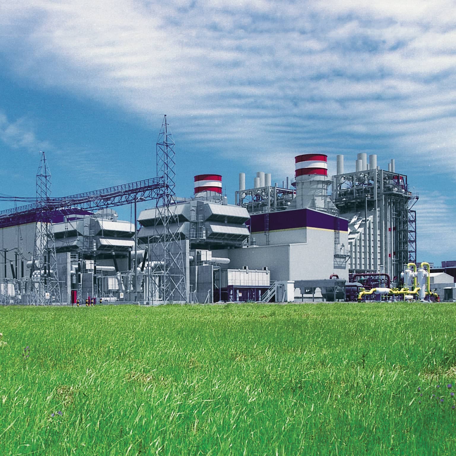 Siemens, plynová turbína, gas turbine, plynová elektrárna