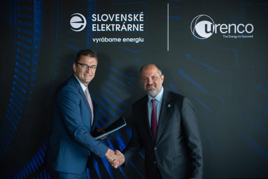 Slovenské elektrárny podepsaly smlouvu s Urenco na dodávky obohaceného uranu