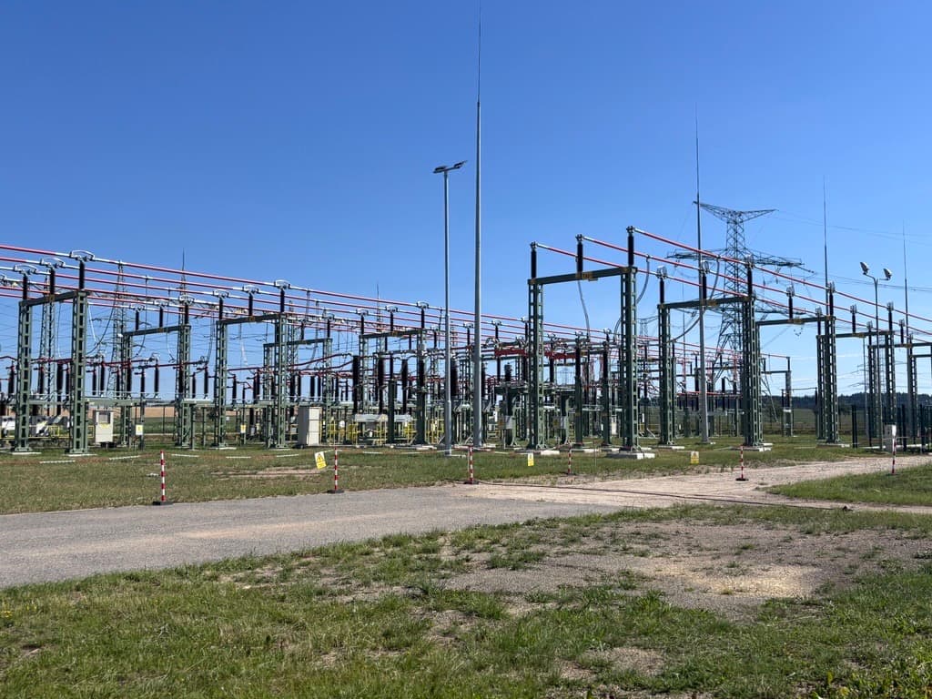Transformovna Milín, ČEZ Distribuce, Zdroj: vlastní