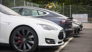 Tesla Model S P90D 2015 v Göteborgu, foto: Tomáš Jirka