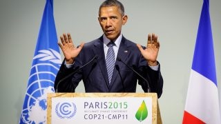 Americký prezident Obama na klimatické konferenci v Paříži