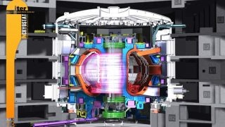 Schéma fúzního reaktoru ITER; Zdroj: ITER