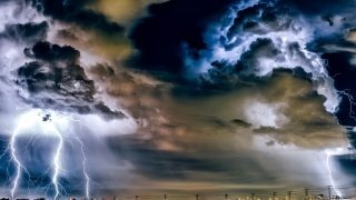 Bouře, blackout ilustrační foto