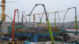 Výstavba jaderné elektrárny San'ao 2. Zdroj: CGN