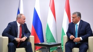 Vladimir Putin a Viktor Orbán