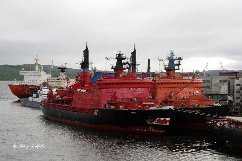 Ruské jaderné ledoborce Yamal a Rossiya Zdroj: flickr.com