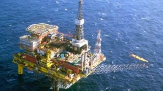 ropná plošina severní moře