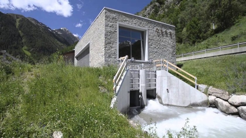 Small scale hydro plant, Switzerland 