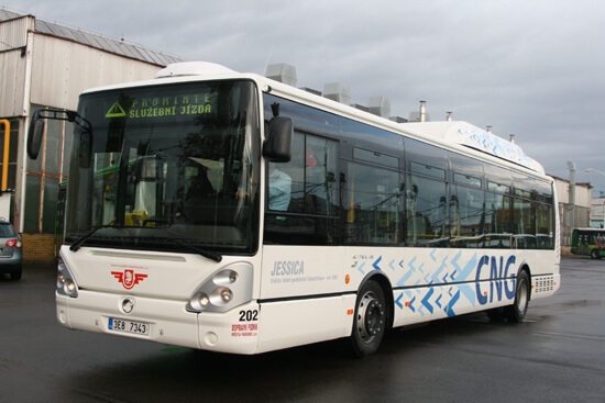 CNG autobus