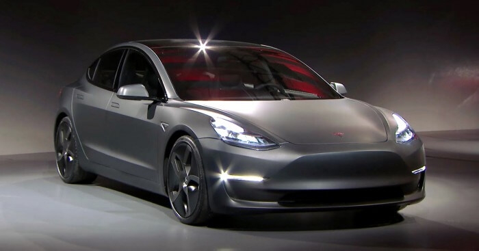 Představení Tesla Model 3 v Los Angeles, zdroj: teknikensvarld.se