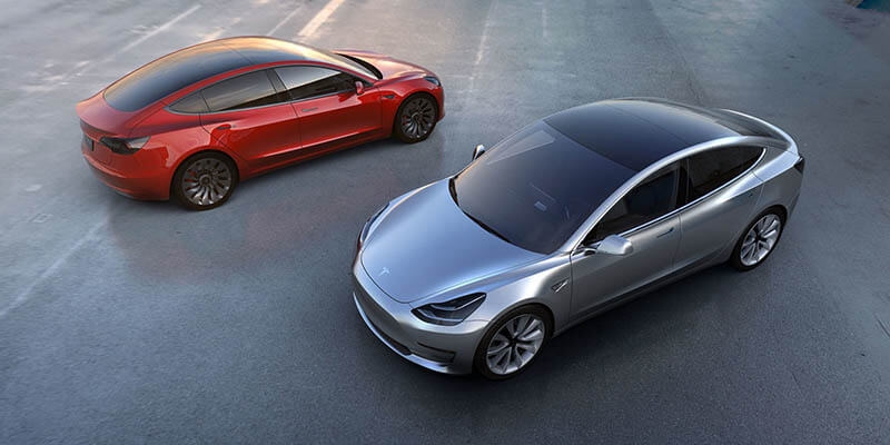 Tesla Model 3, zdroj: Tesla