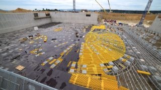 Staveniště ITERu v roce 2013