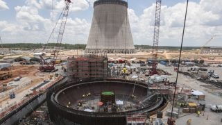 Výstavba jaderné elektrárny Vogtle; Zdroj Westinghouse nuclear