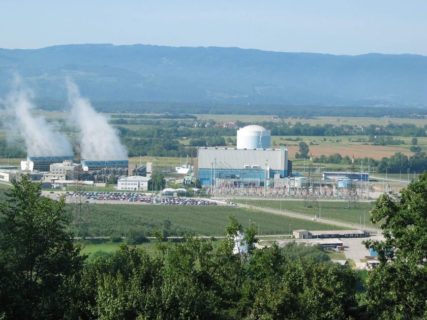 Slovinská jaderná elektrárna Krško. Zdroj: NEK