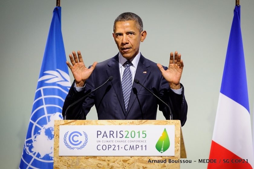 Americký prezident Obama na klimatické konferenci v Paříži