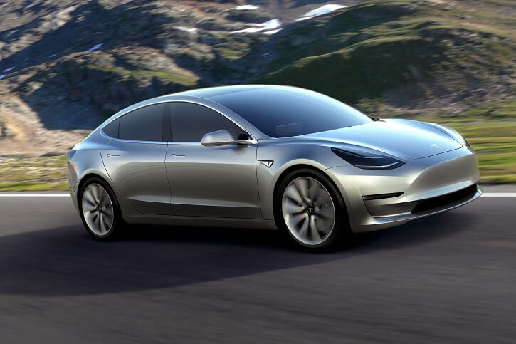 Tesla Model 3. Ilustrační foto. 