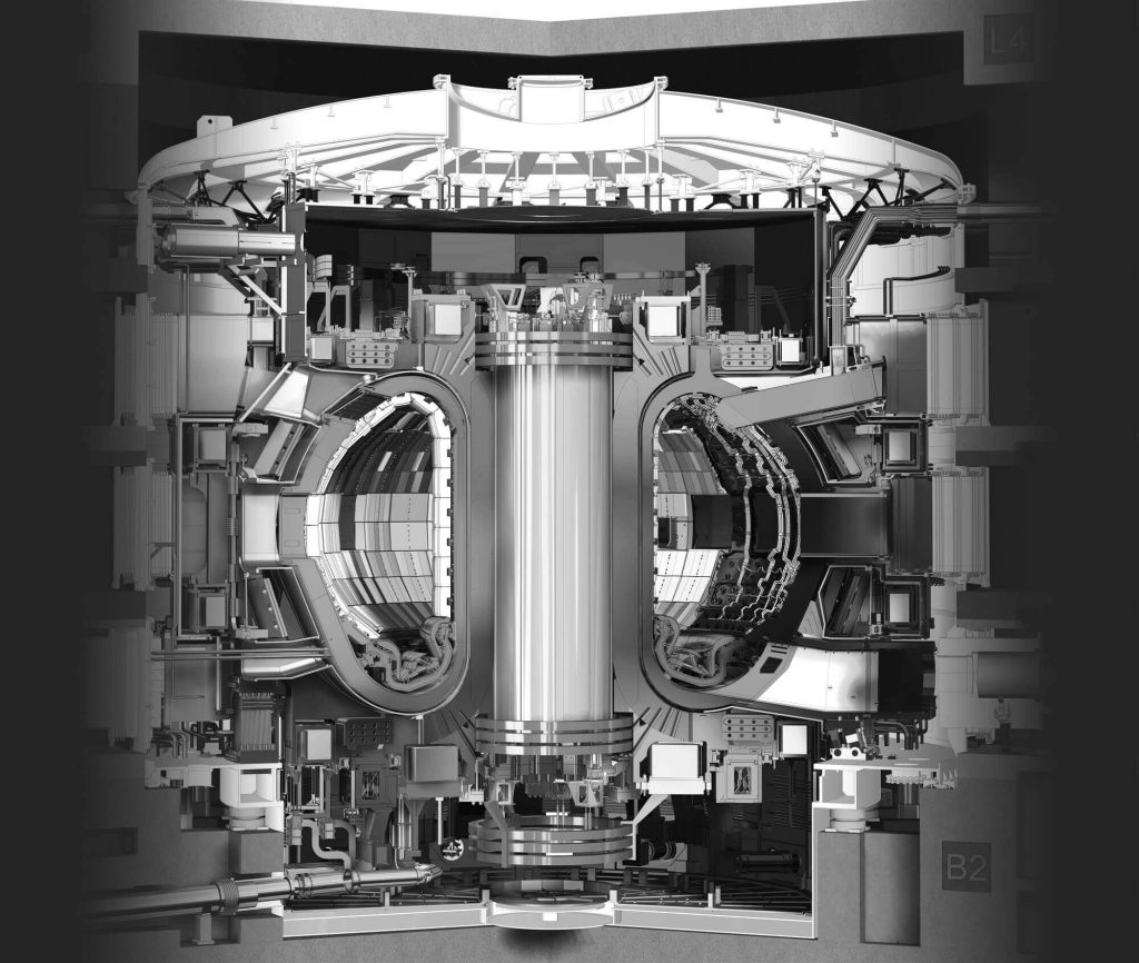 Experimentální tokamak ITER; Zdroj: iter.org