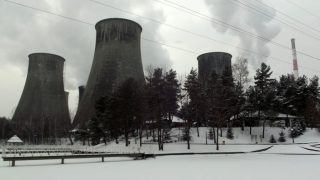 Zasněžená elektrárna
