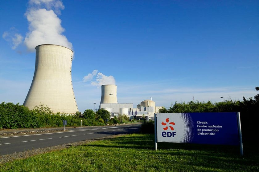 Francouzská jaderná elektrárna Civaux provozovaná společností EDF