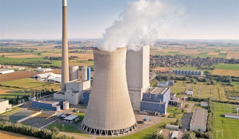 Německá černouhlená elektrárna Mehrum. Zdroj: ZPP Ingenieure AG