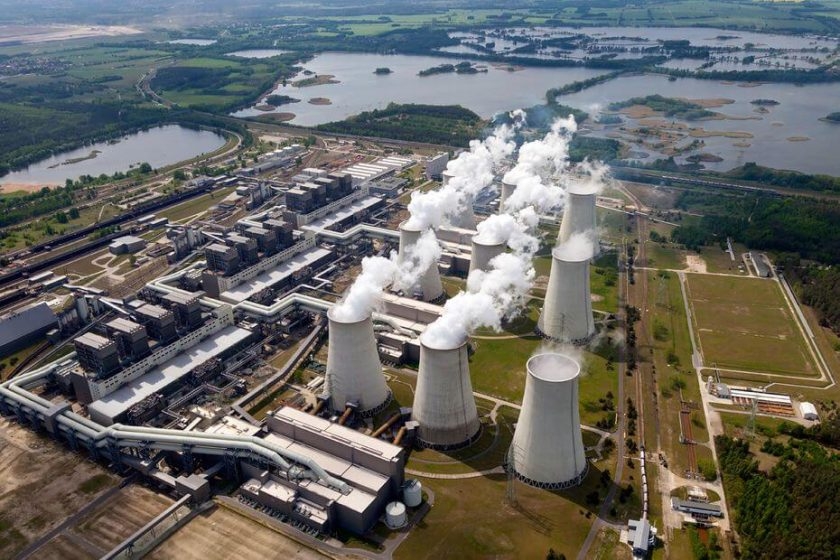 Německá uhelná elektrárna Jänschwalde. Zdroj: LEAG