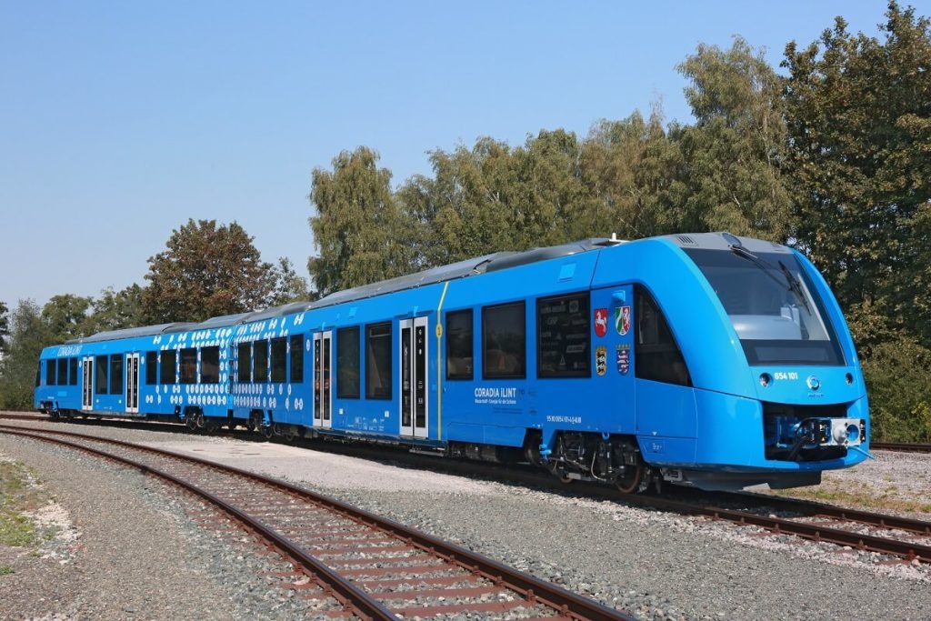 Coradia iLint - vodíkový vlak. Alstom. Zdroj Alstom.com