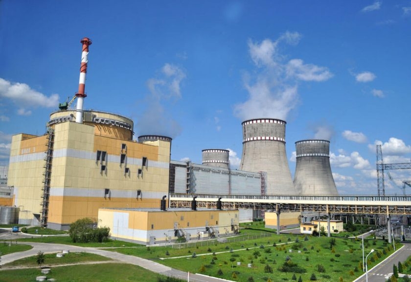 Ukrajinská jaderná elektrárna Rovno. Zdroj: RNPP