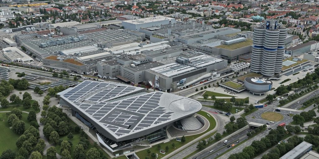 Továrna automobilky BMW v Německém Mnichově. Zdroj: BMW