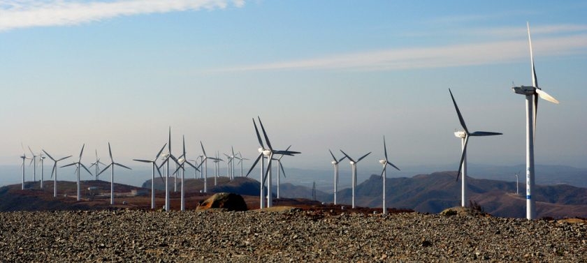 Mulan wind farm, North China