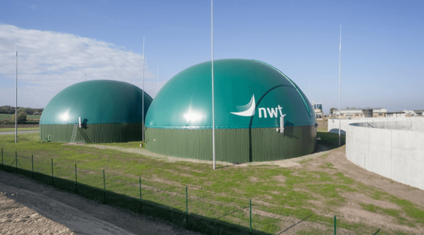Stavební část bioplynová stanice v Uherčicíc byla realizovaná firmou Navláčil (zdroj Navláčil)