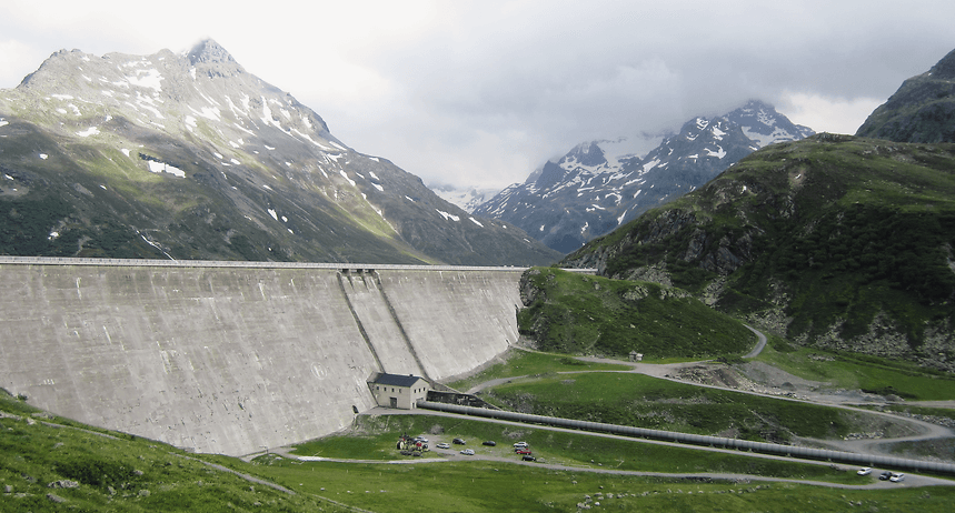 Přehrada jezera Silvretta. Zdroj: andritz