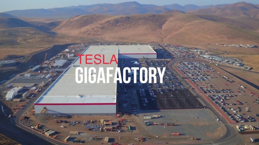 Tesla Gigafactory. Zdroj: Tesla
