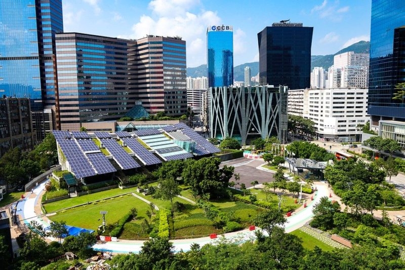 City Solar Electricity Energy Panel Renewable