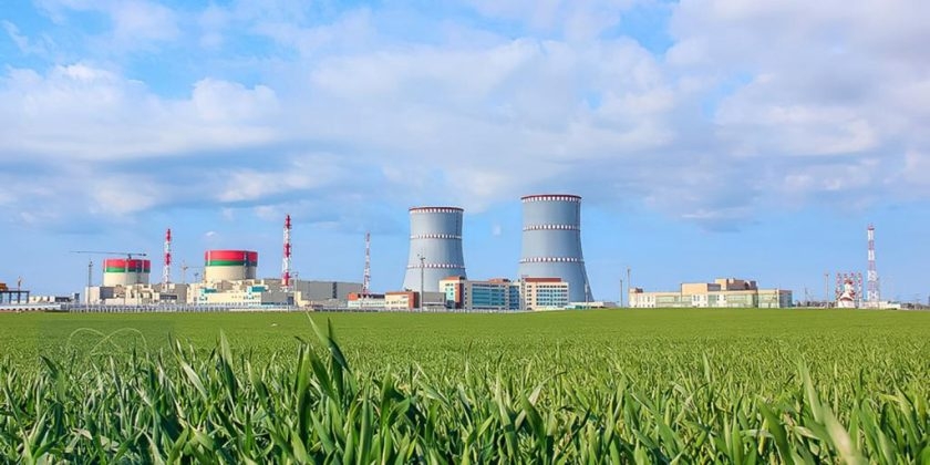 Běloruská jaderná elektrárna Ostrovec (zdroj Rosatom)