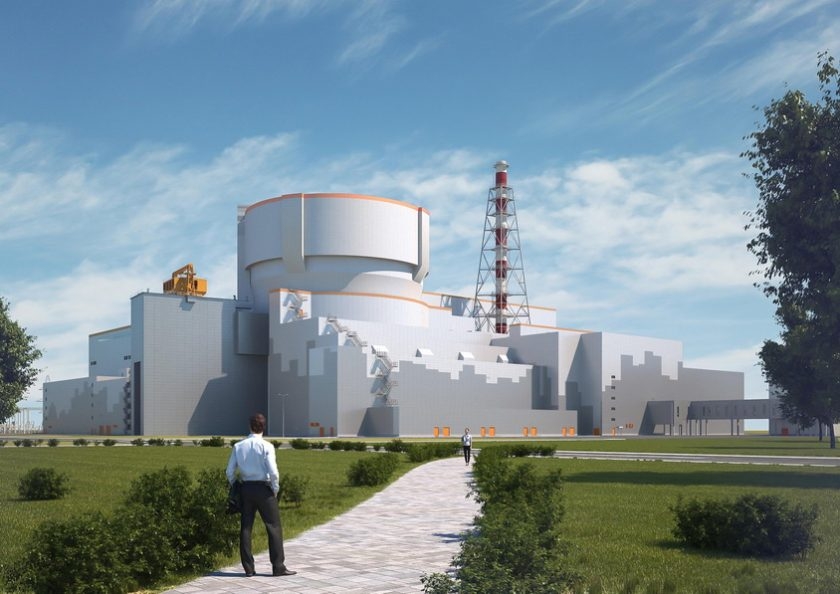 Vizualizace nového reaktorového bloku VVER-1200 v JE Pakš II; Zdroj: Paks II