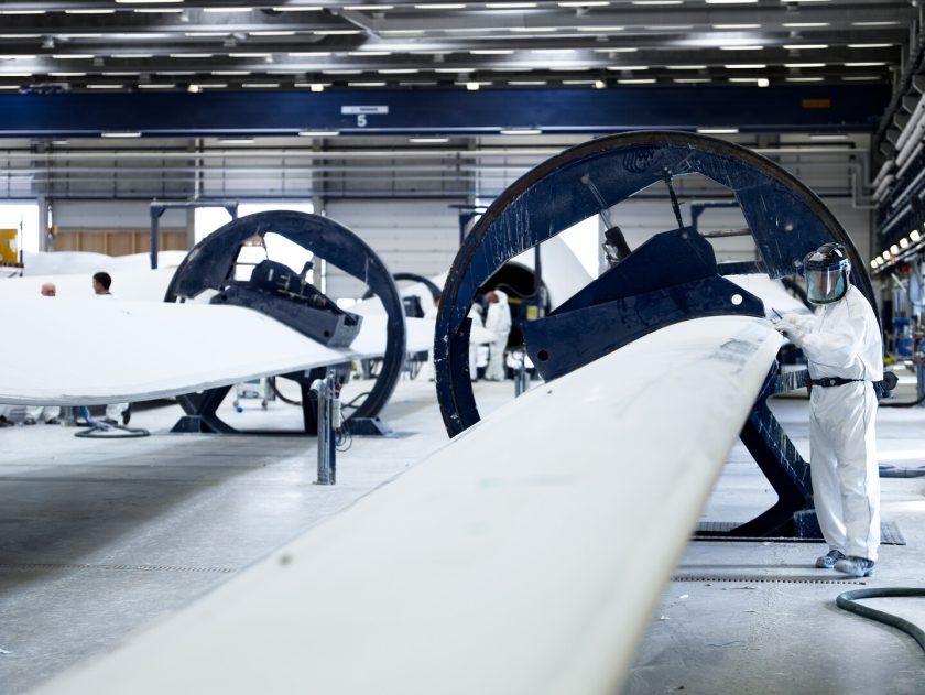 Category: Production 
Component: Blade finish production
Site: Blade factory in Lem, Denmark
Photographed in: 2007
Photographer: Photopop
Photo series: ASEM Blades