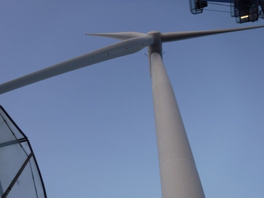 První turbína Hornsea Two Offshore větrná elektrárna Zdroj: Ørsted