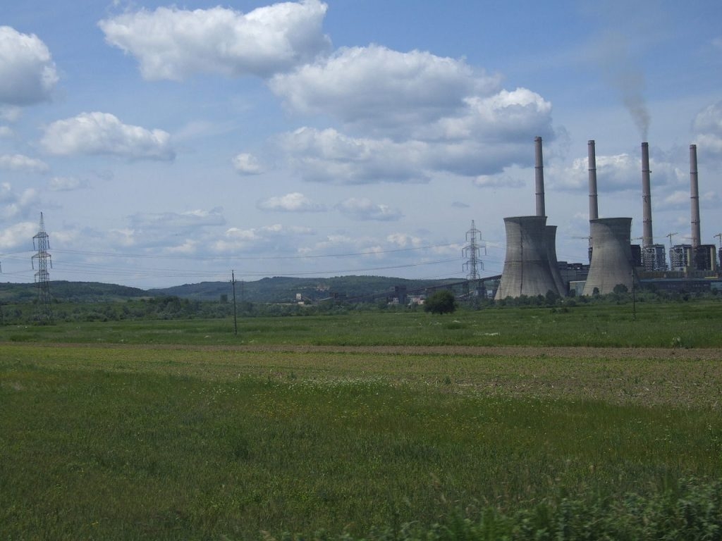 Rumunská uhelná elektrárna Turceni