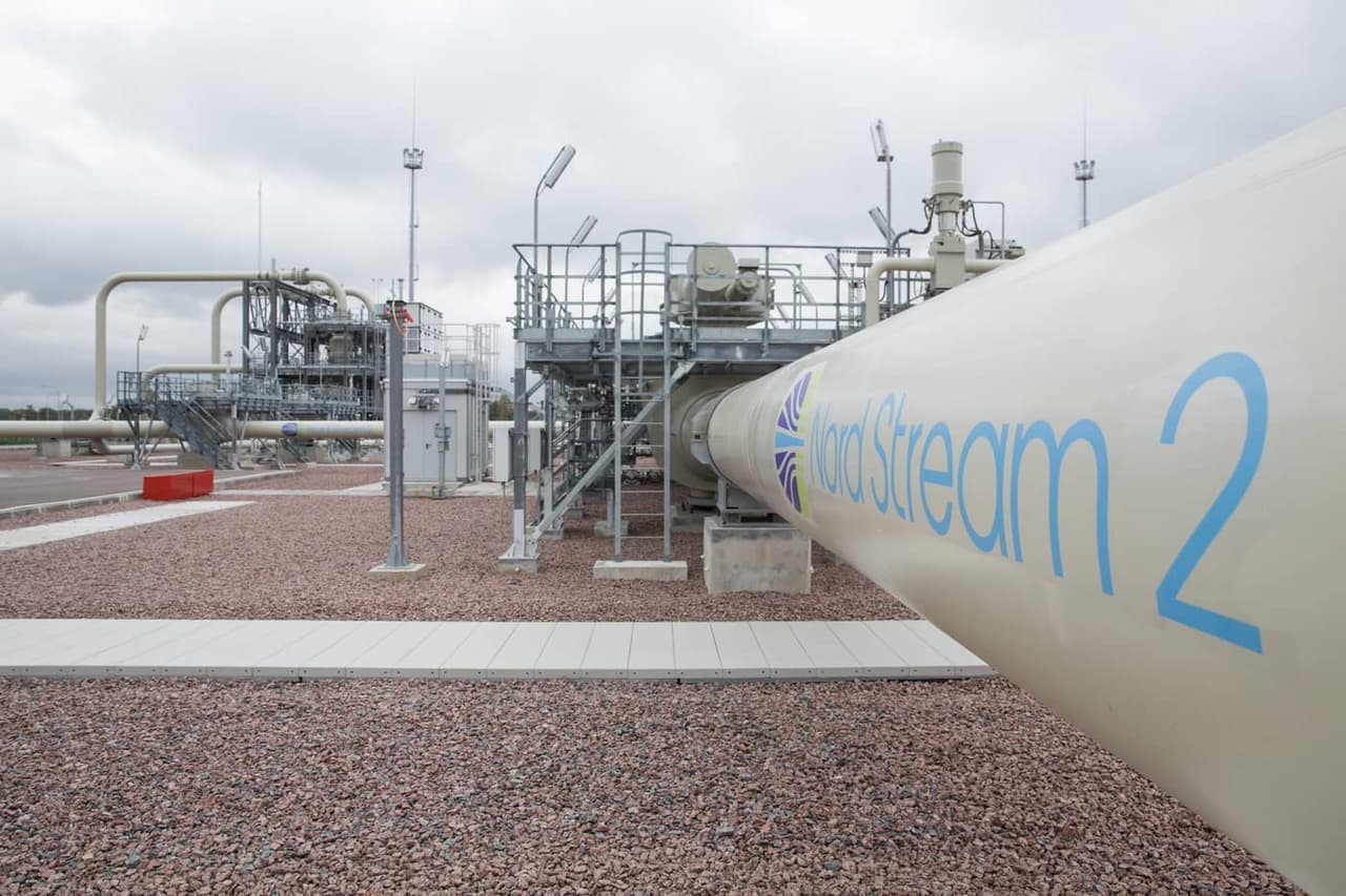 Pozemní část plynovodu Nord Stream 2