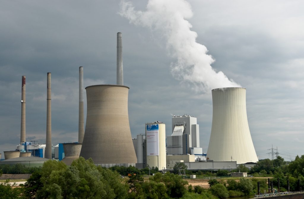 Německá uhelná elektrárna Staudinger