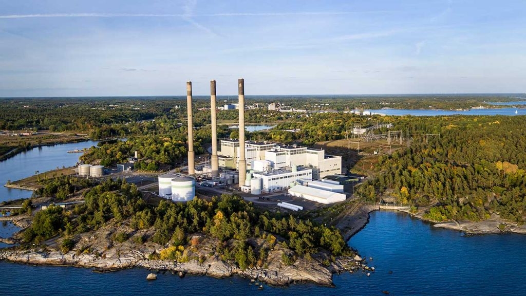 Švédská elektrárna Karlshamn na topné oleje. Zdroj: Uniper
