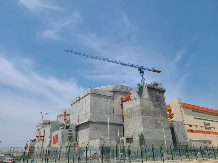 Výstavba jaderného reaktoru Hongyanhe 6, Zdroj: CGN