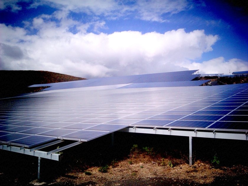 Solární panely v Aricu, Teneriffe