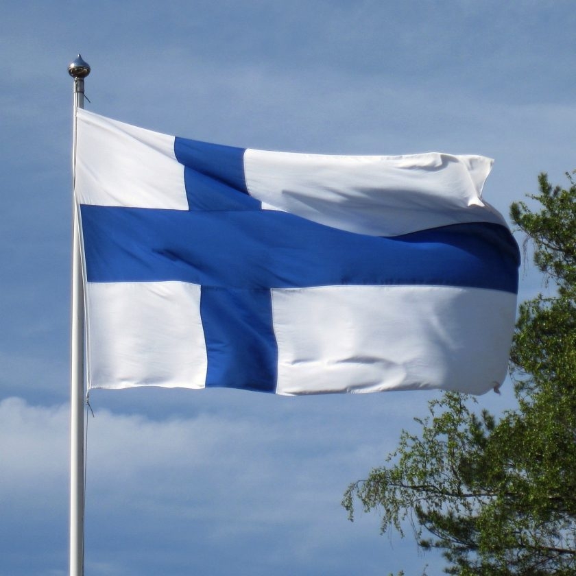 Zdroj: Pixabay. Finská vlajka