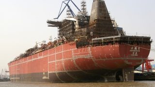 Stavba LNG tankeru Dapeng Star