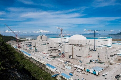 Reaktory EPR v elektrárně Tchaj-šan (zdroj CGN).