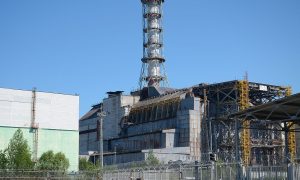 Jaderná elektrárna Černobyl v roce 2011. Autor: Bkv7601 @WikimediaCommons