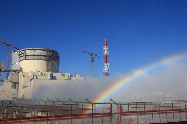 Běloruská jaderná elektrárna (zdroj Rosatom).
