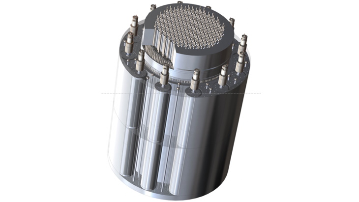 Vizualizace reaktorového konceptu společnosti GA-EMS
