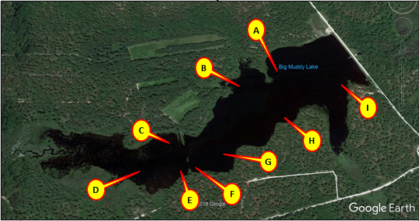 Jezero Big Muddy pro výstavbu plovoucí fotovoltaické elektrárny v Severní Karolíně